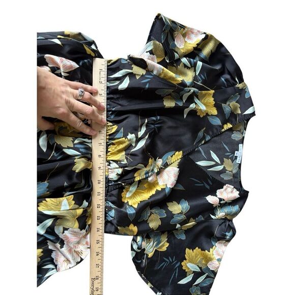 Baltic Born Sicily Maxi Dress Floral Belted Satin size XL - Picture 6 of 6